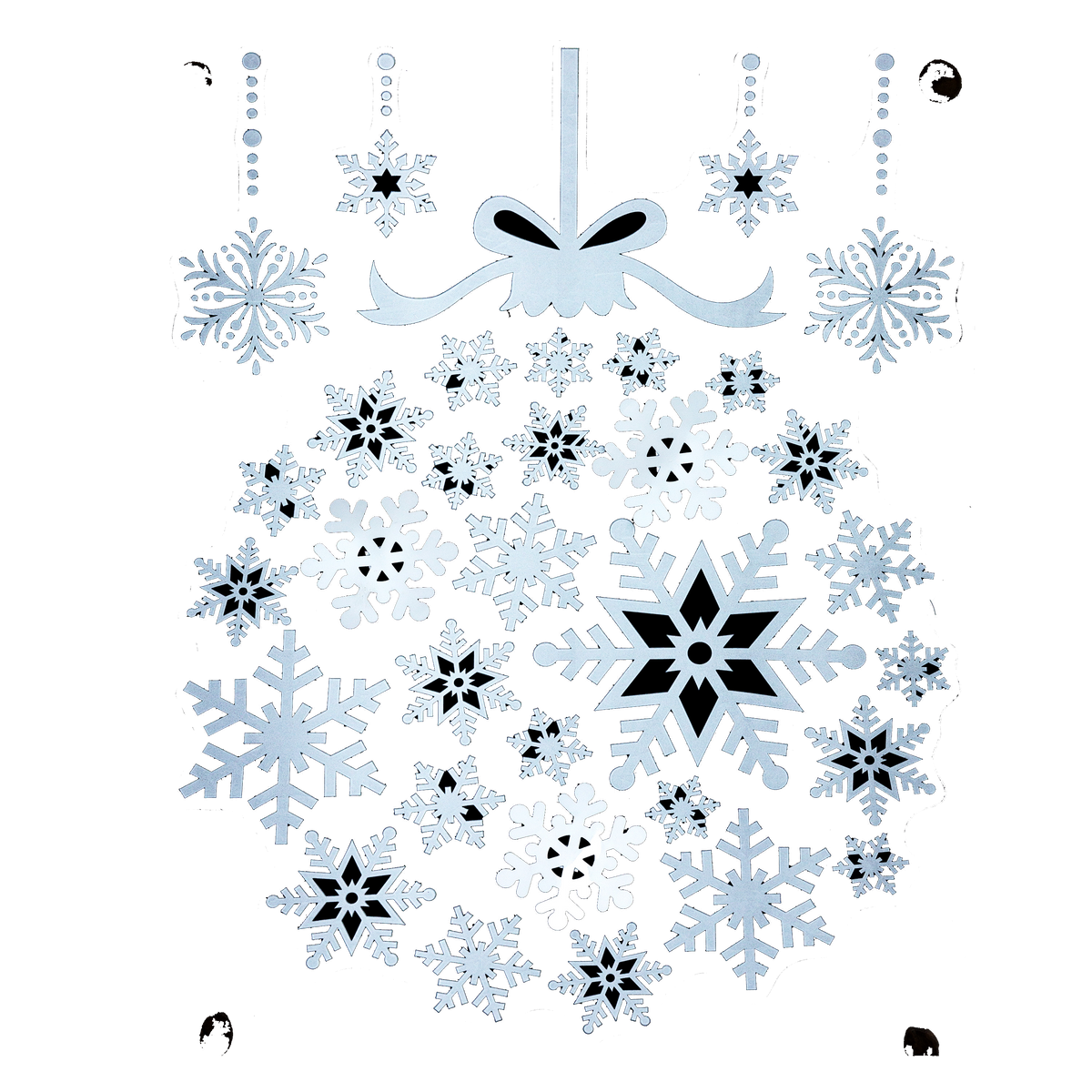 Sticker forme flocons – Atmosphera – 29 × 40 cm