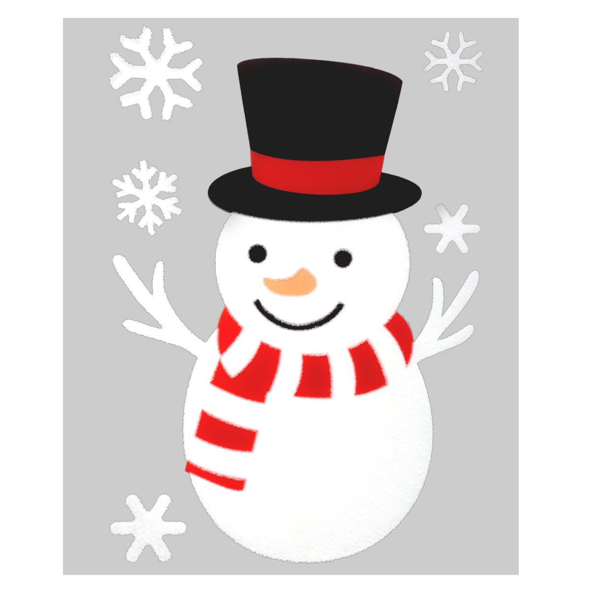Stickers de Noël floqués 40x29 cm