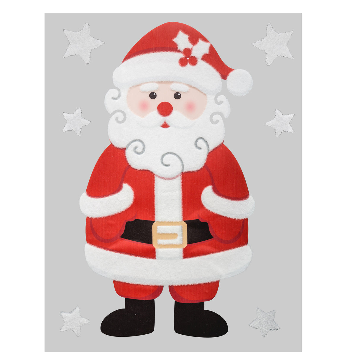 Stickers de Noël floqués 40x29 cm