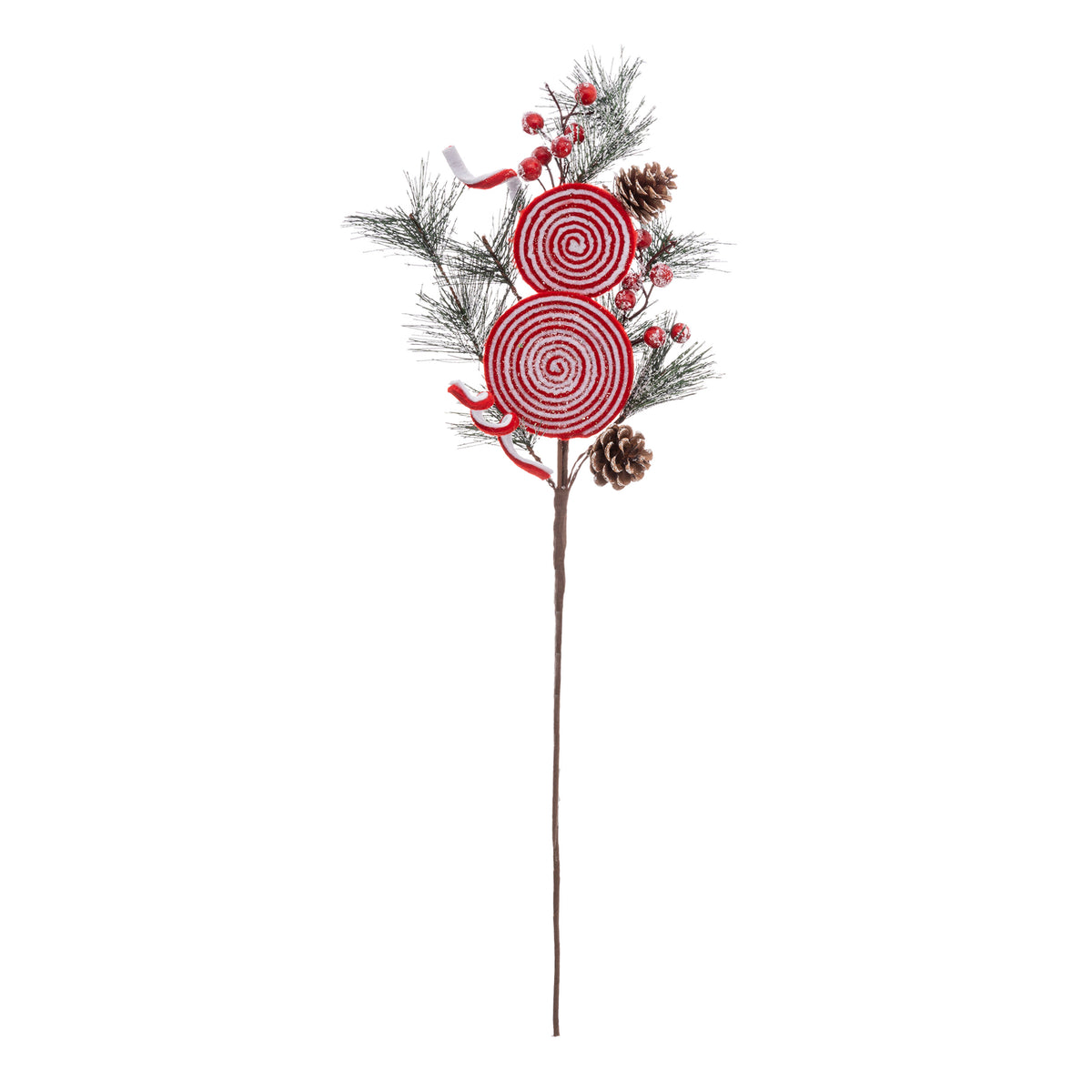Branche décorative de Noël 75cm