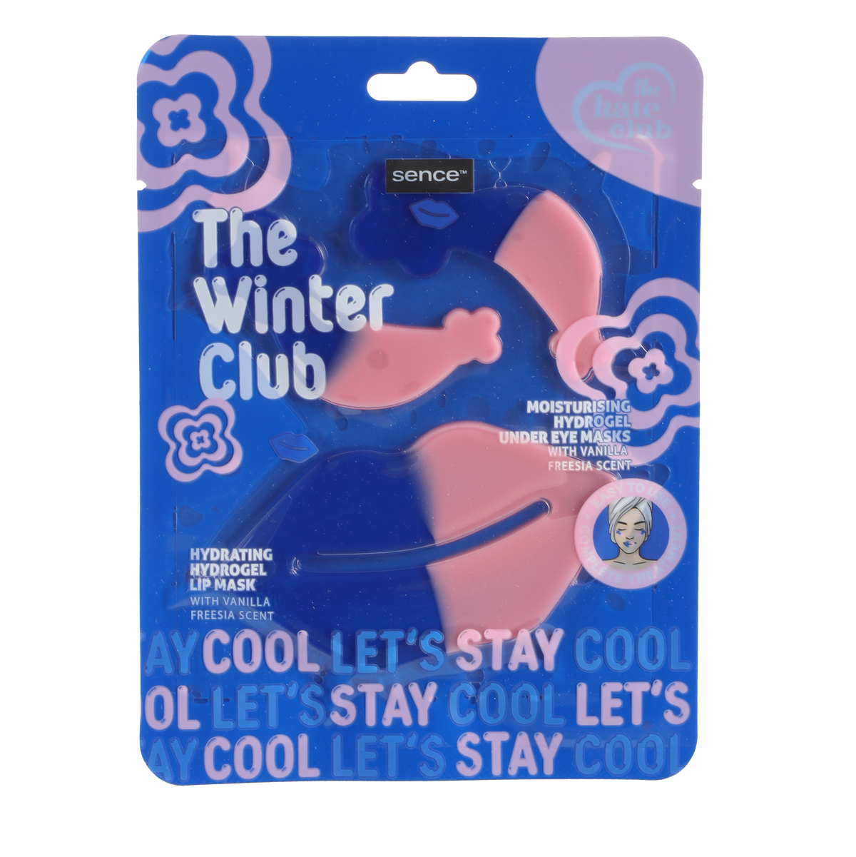 Masque hydrogel 2 contours des yeux et 1 masque lèvre Winter Club