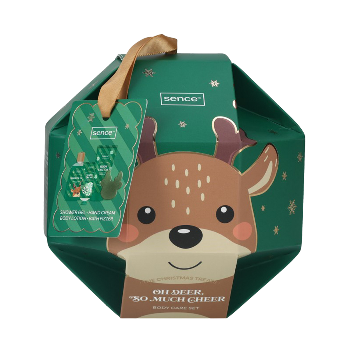 Coffret de bain Sence The Christmas Treats – 4 pièces - Vert