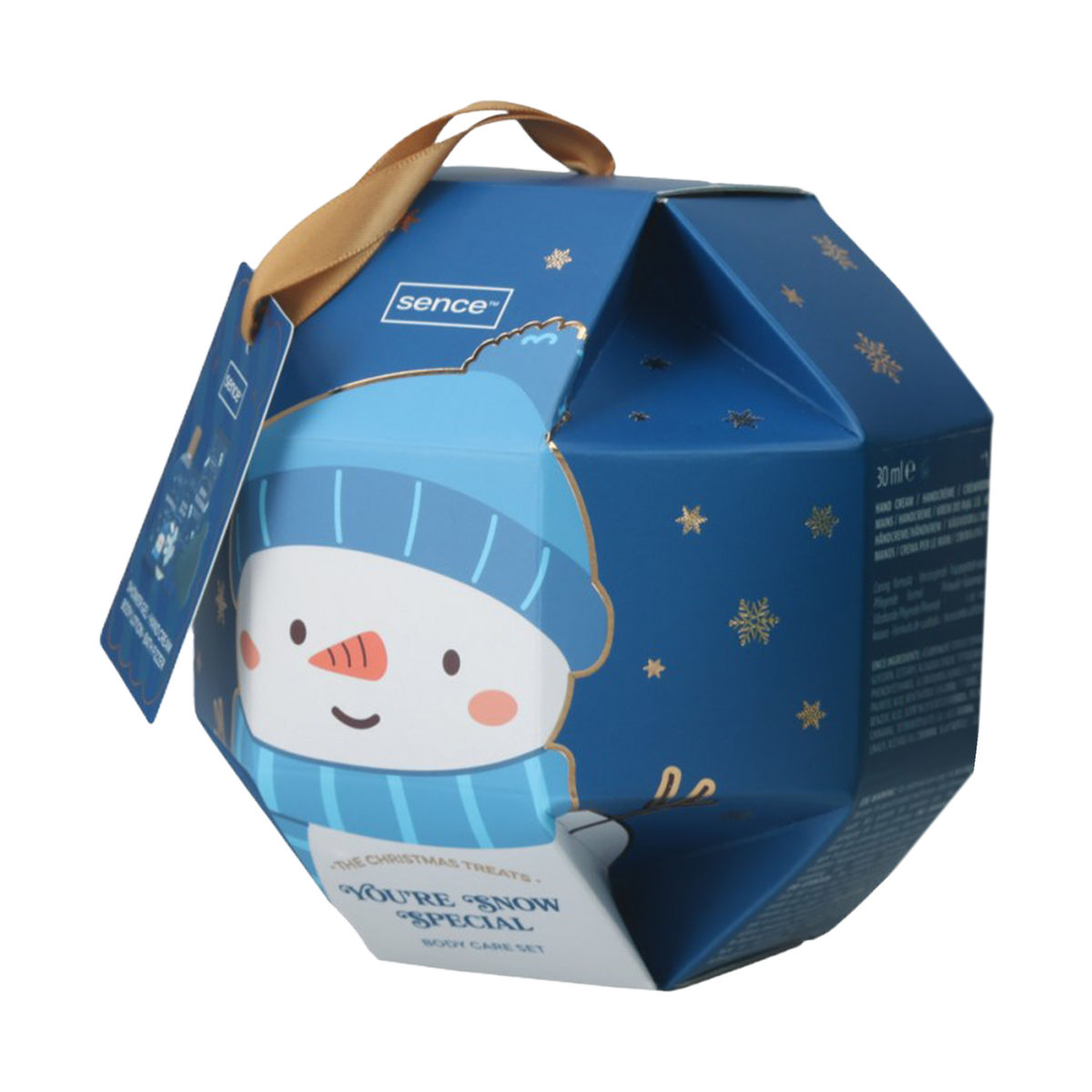 Coffret de bain Sence The Christmas Treats – 4 pièces - Bleu