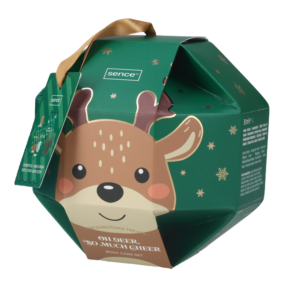 Coffret de bain Sence The Christmas Treats – 4 pièces - Vert