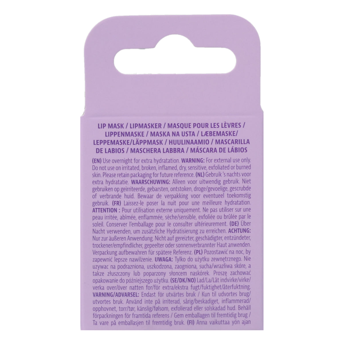 Masque pour les lèvres The Glow Rebel Sence – 3 modèles assortis - Violet