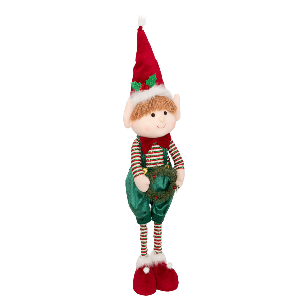 Lutin filou télescopique de Noël Atmosphera – H. 95 cm, 2 modèles assortis