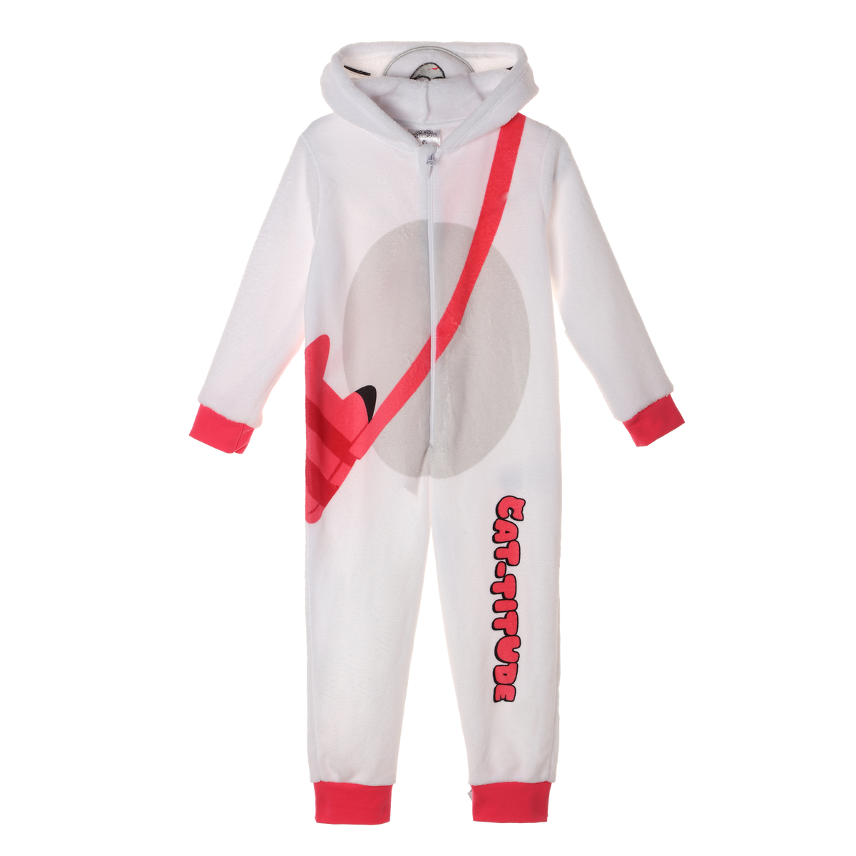Combinaison en polaire corail – du 4 au 10 ans - Blanc