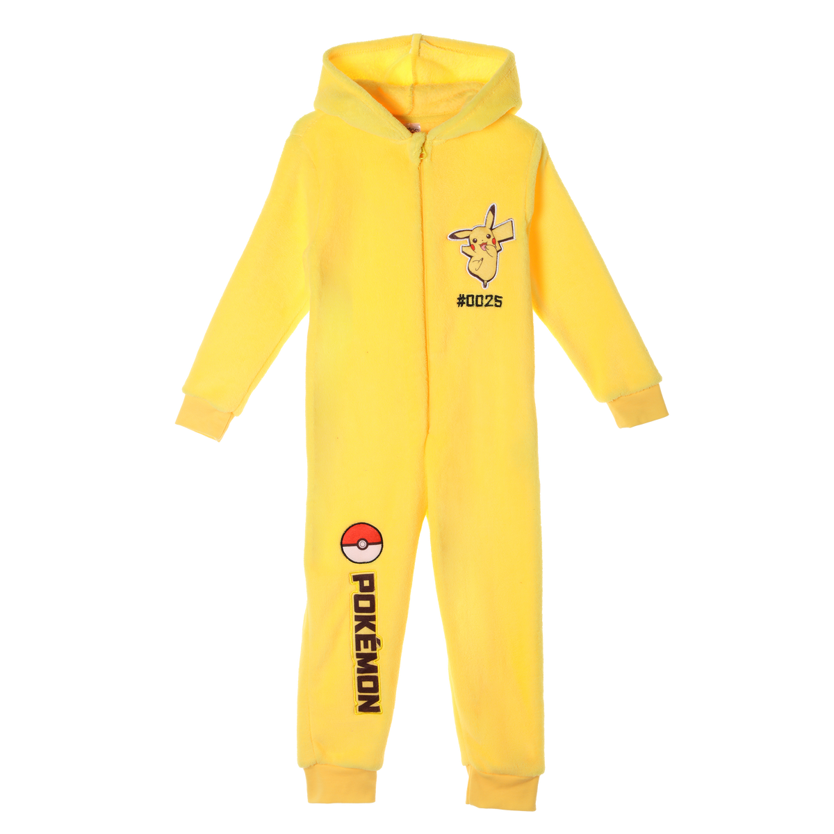Combinaison en polaire corail – du 4 au 10 ans - Jaune