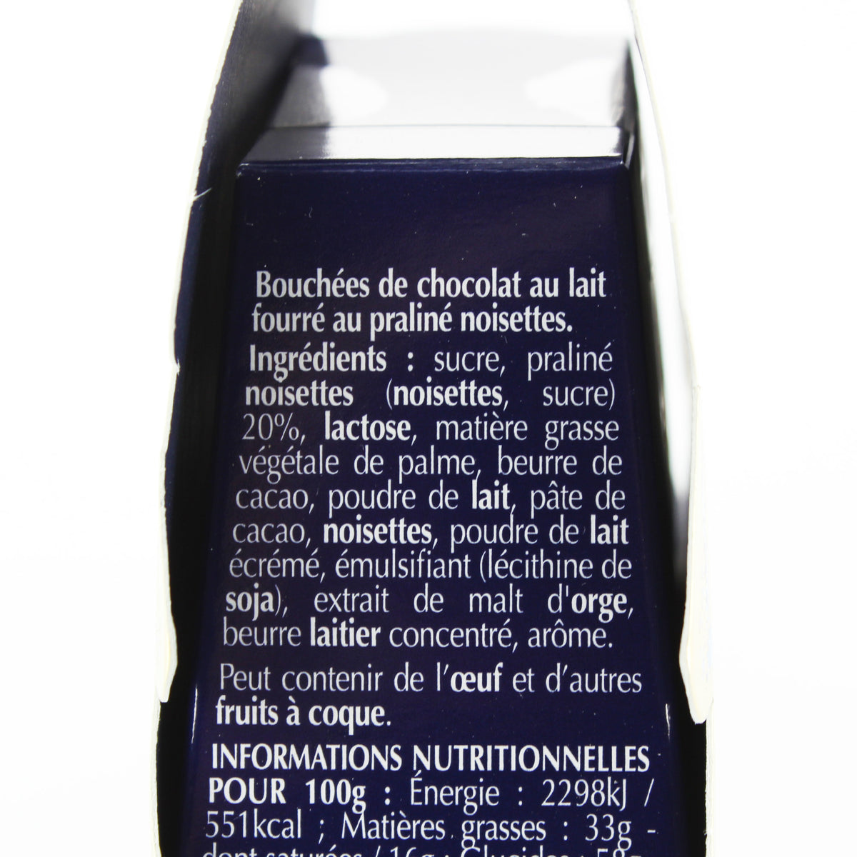 Boite en sapin de chocolat Champs-Elysées