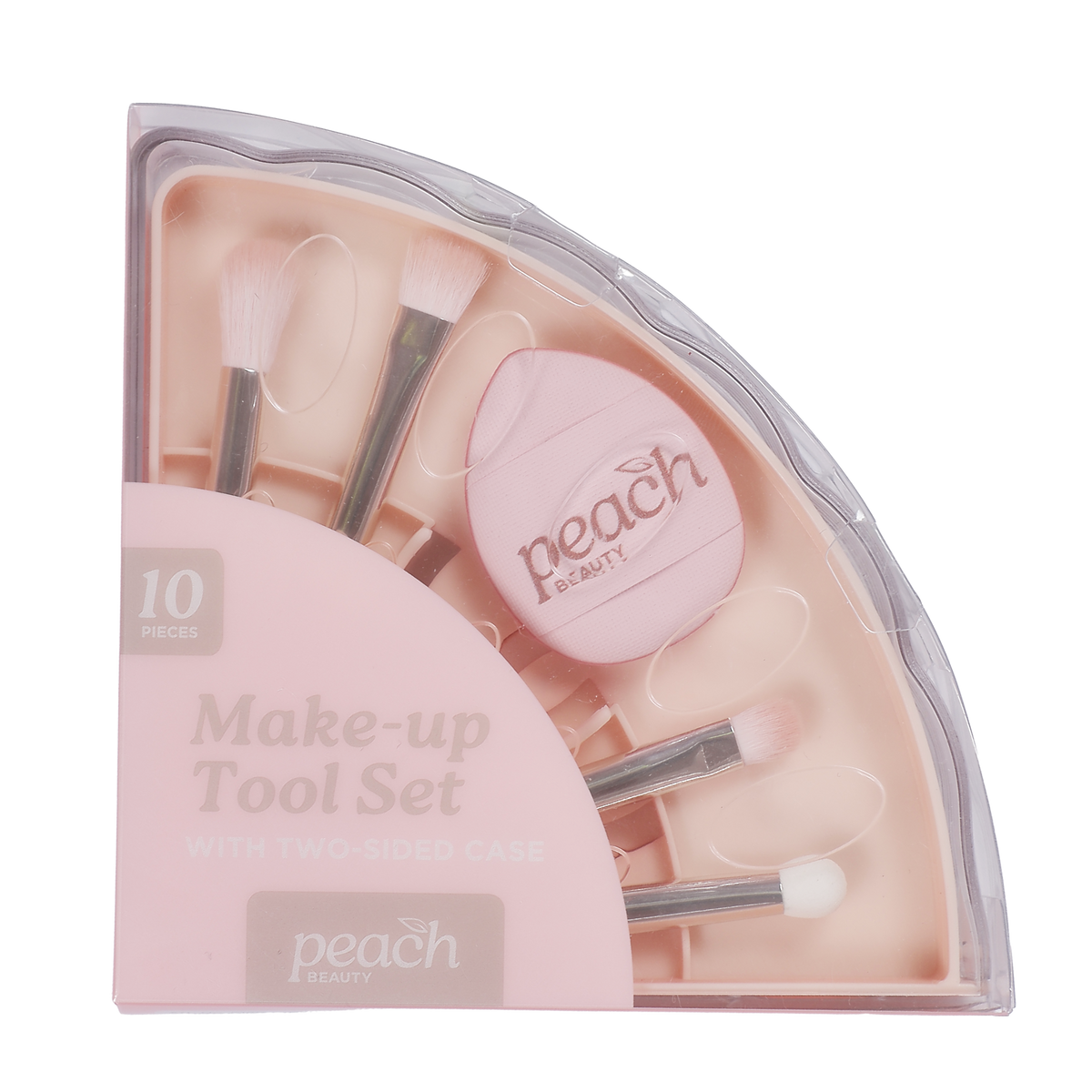 Set de 9 mini pinceaux et 1 houpette