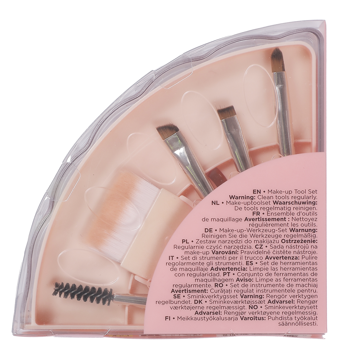 Set de 9 mini pinceaux et 1 houpette