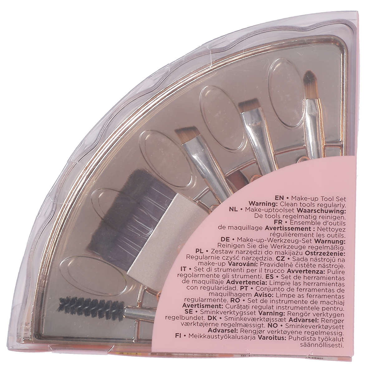 Set de 9 mini pinceaux et 1 houpette