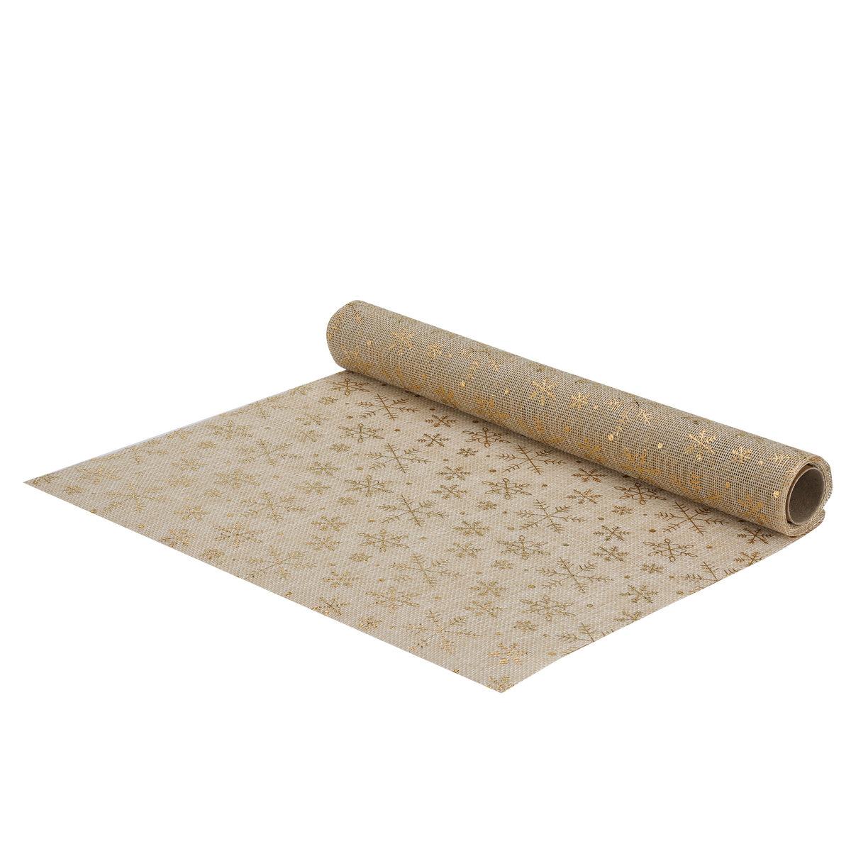 Chemin de table de Noël en jute
