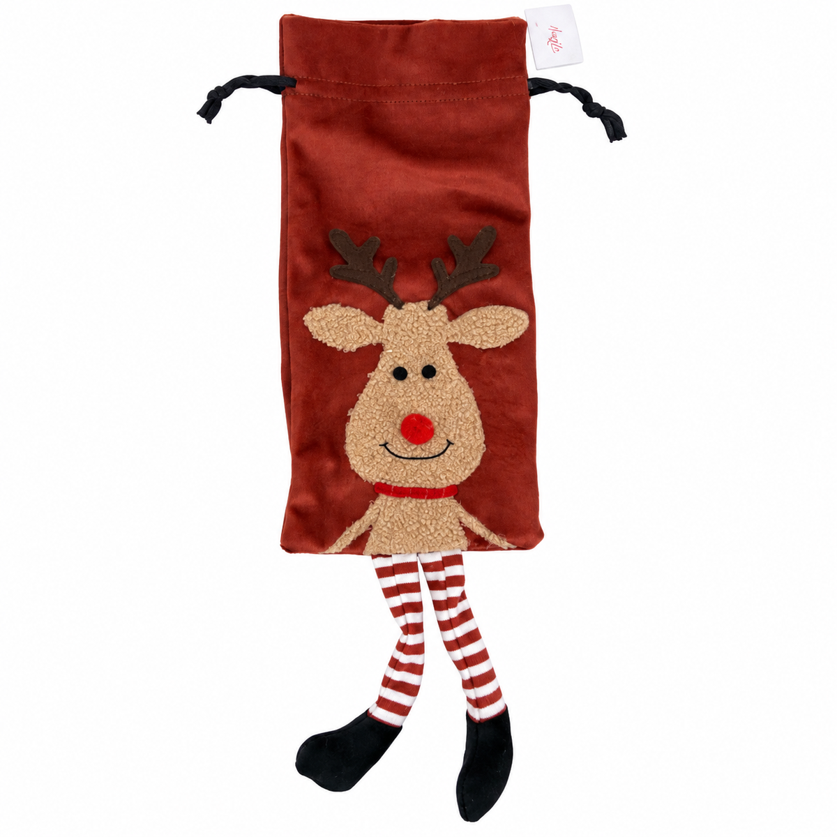 SAC A BOUTEILLE DE VIN 14X33 CM VELOURS