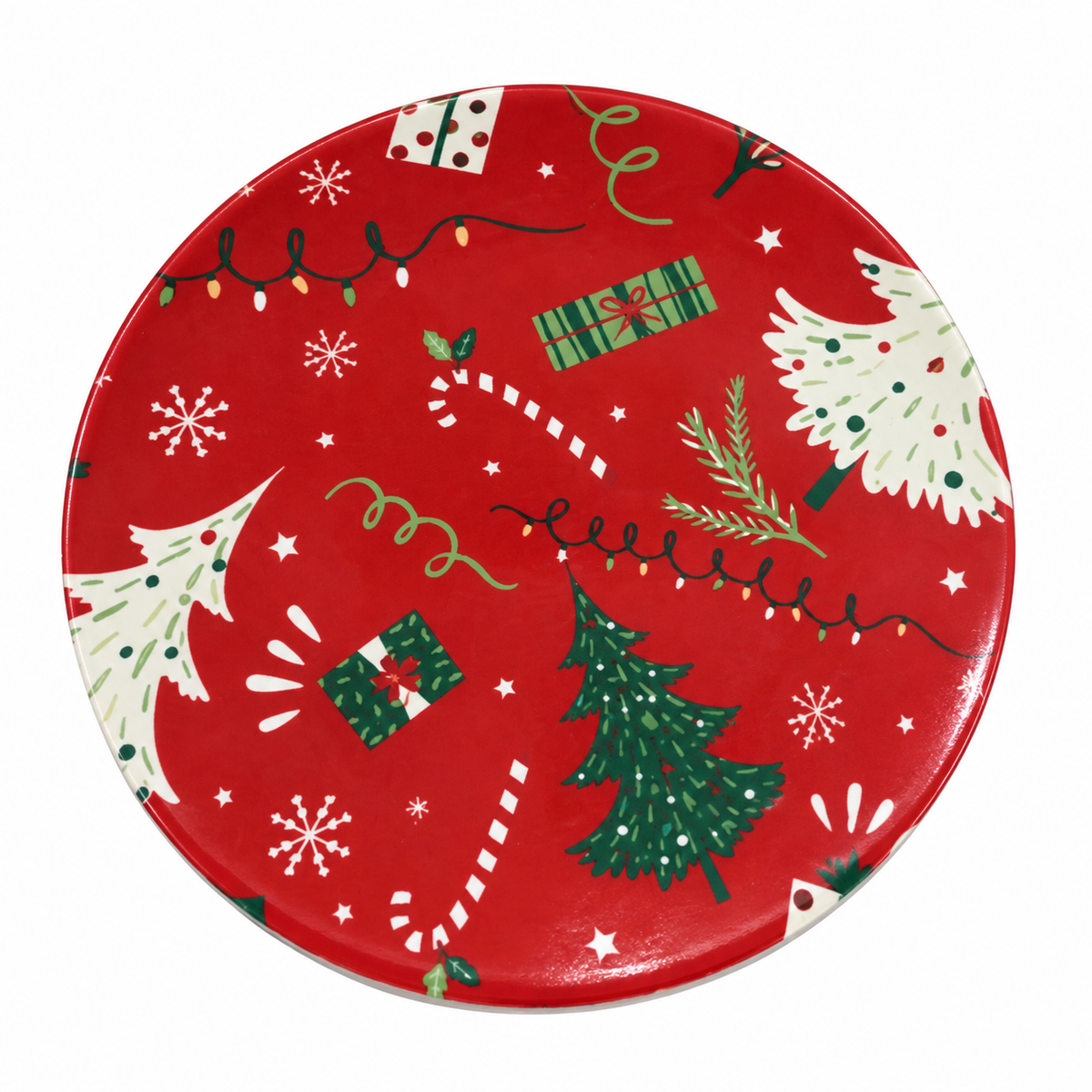 DESSOUS DE PLAT ROND EN CERAMIQUE ASST 16X16 CM