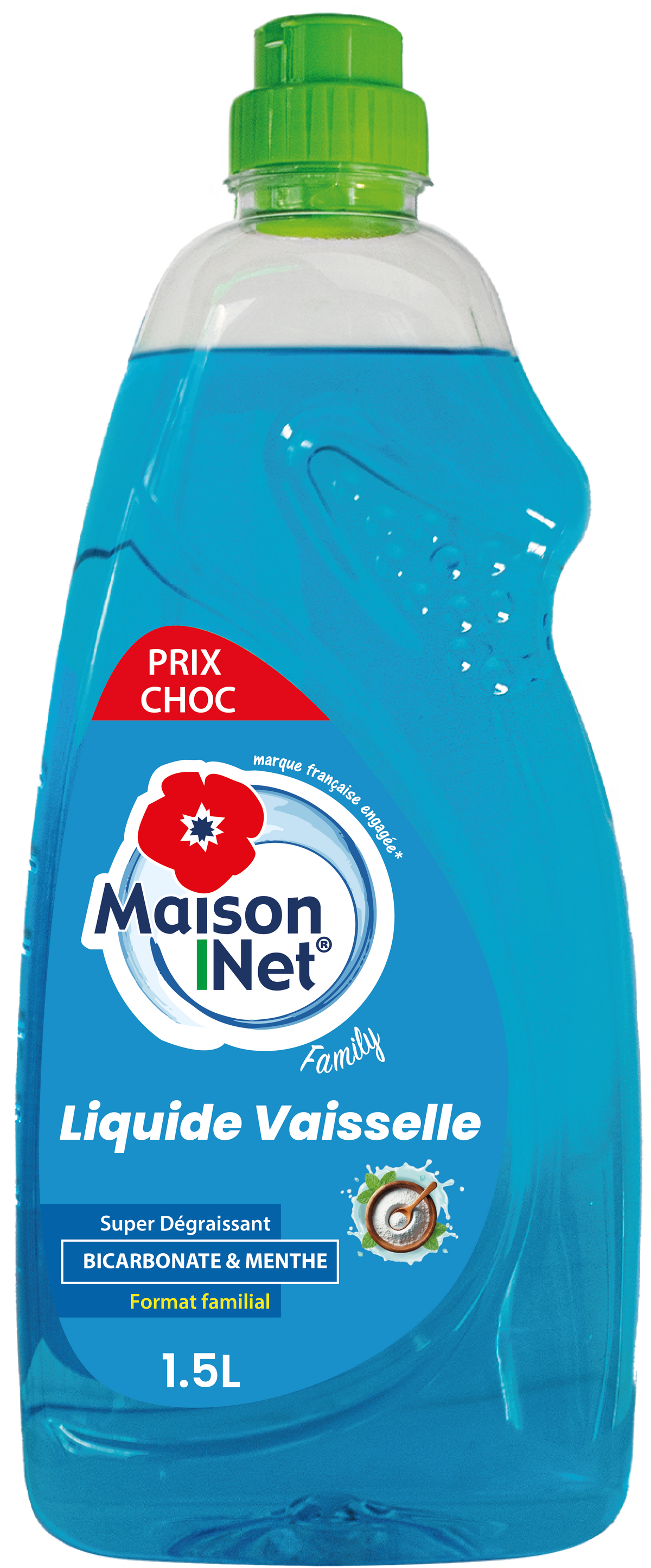 Liquide vaisselle bicarbonate