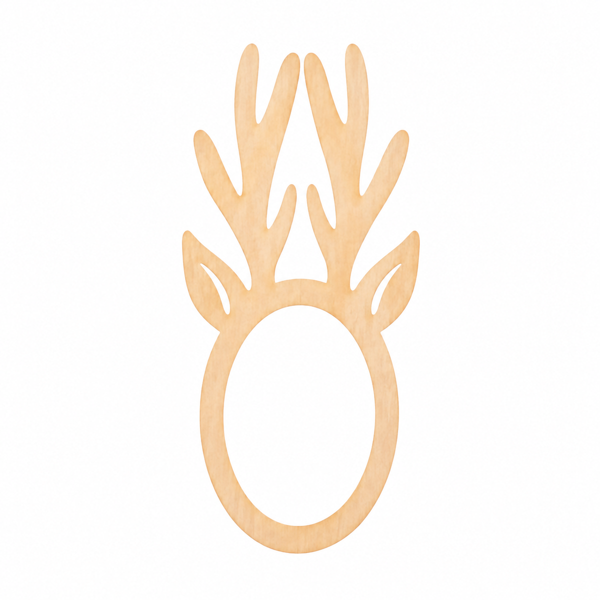 6 RONDS DE SERVIETTE BOIS FORME FANTAISIE NOEL