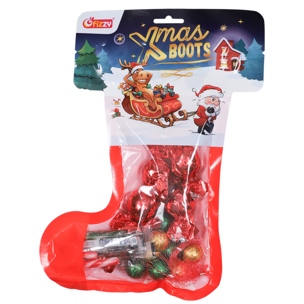 Sachet de chocolat de Noël