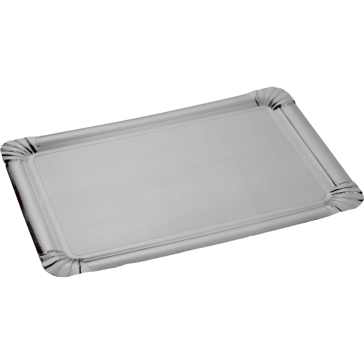 Plateau cartons argent – 3 pièces – 30 × 39 cm
