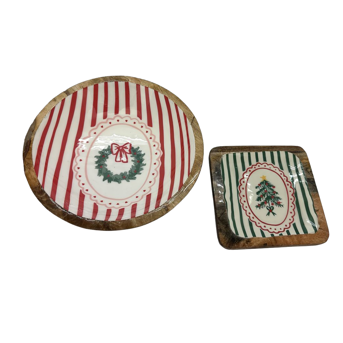 BOL 19X7 CM MANGUIER MOTIF NOEL