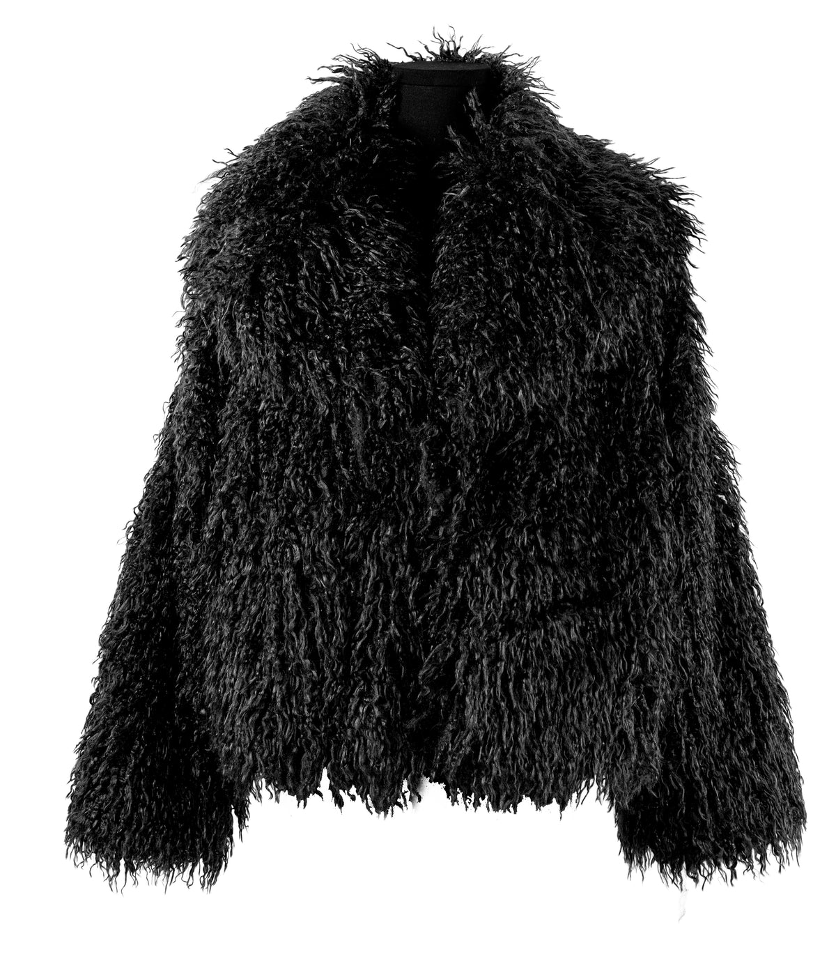 Veste en fourrure – du S au XL - Noir