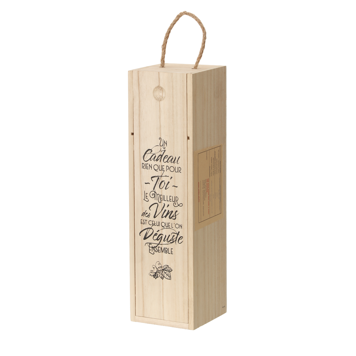 Boîte à cadeau pour bouteille