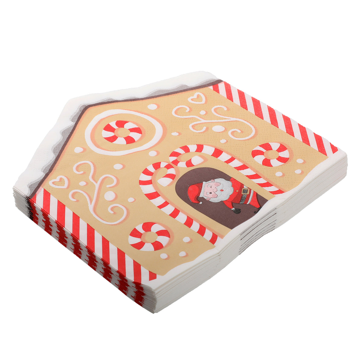 20 serviettes de Noël - Marron