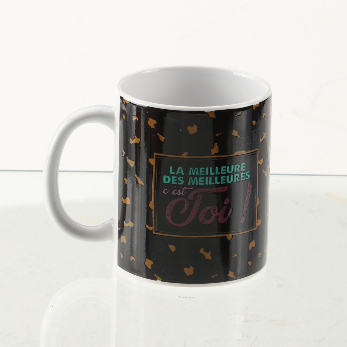 Mug magique change de couleurs  - Noir