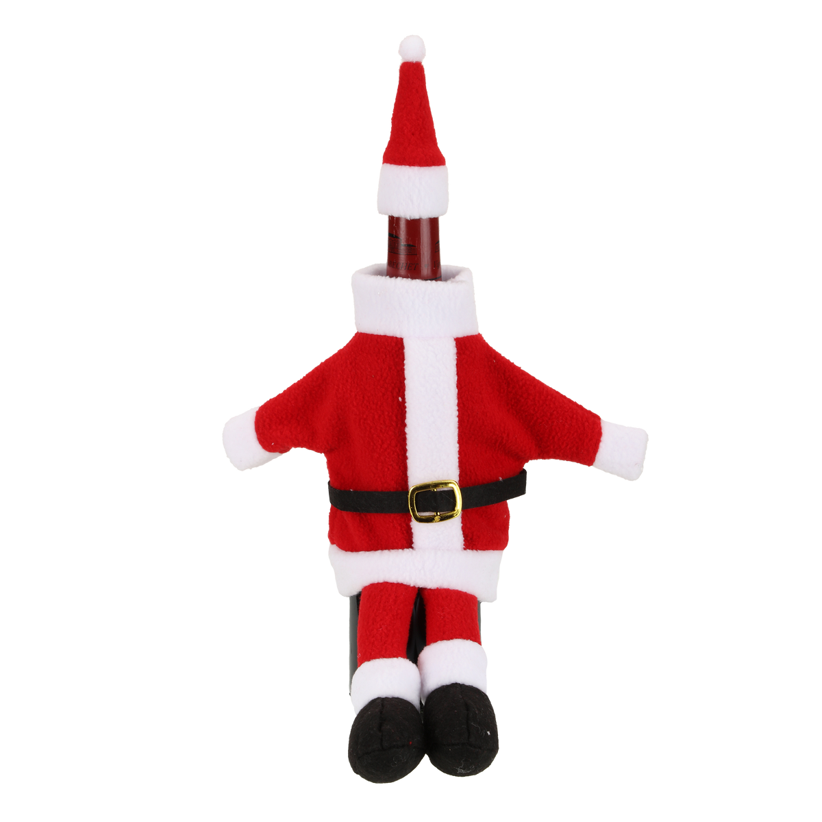 Etui à bouteille Père Noël + tire bouchon