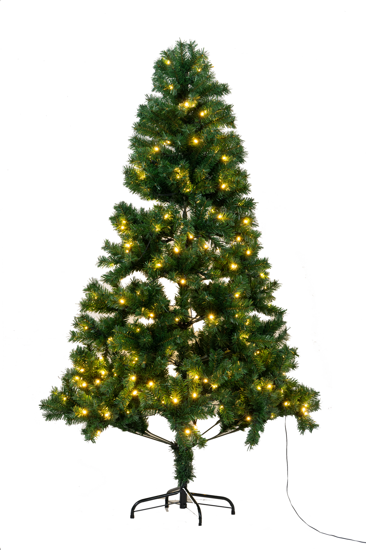 Sapin de Noël lumineux blanc chaud