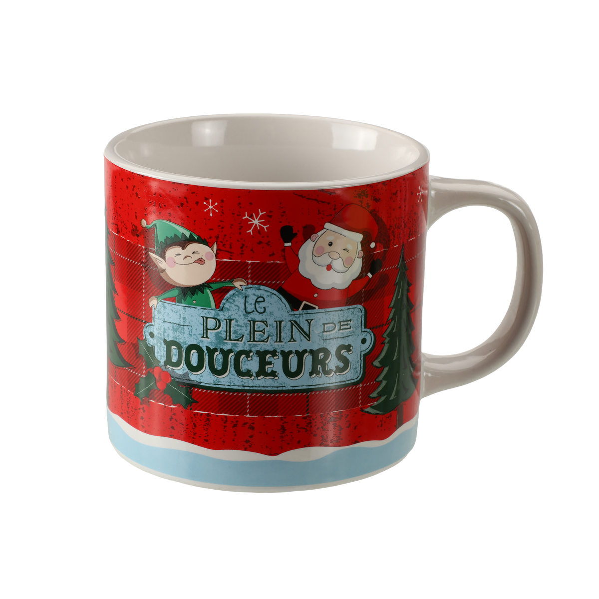 Coffret mug + chaussettes - Rouge