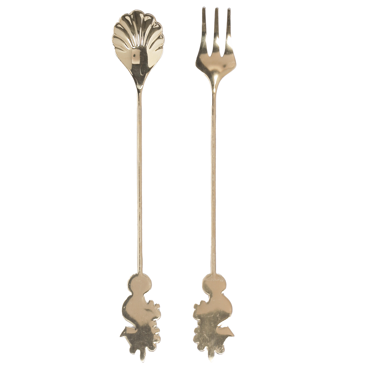 2 couverts dorés Océan