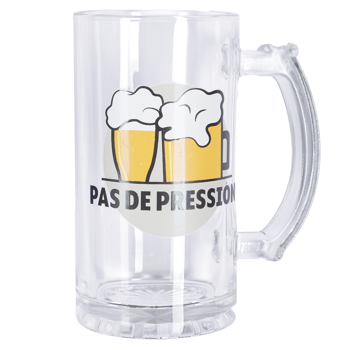 Coffret choppe de bière 460 ml et ouvre bouteille