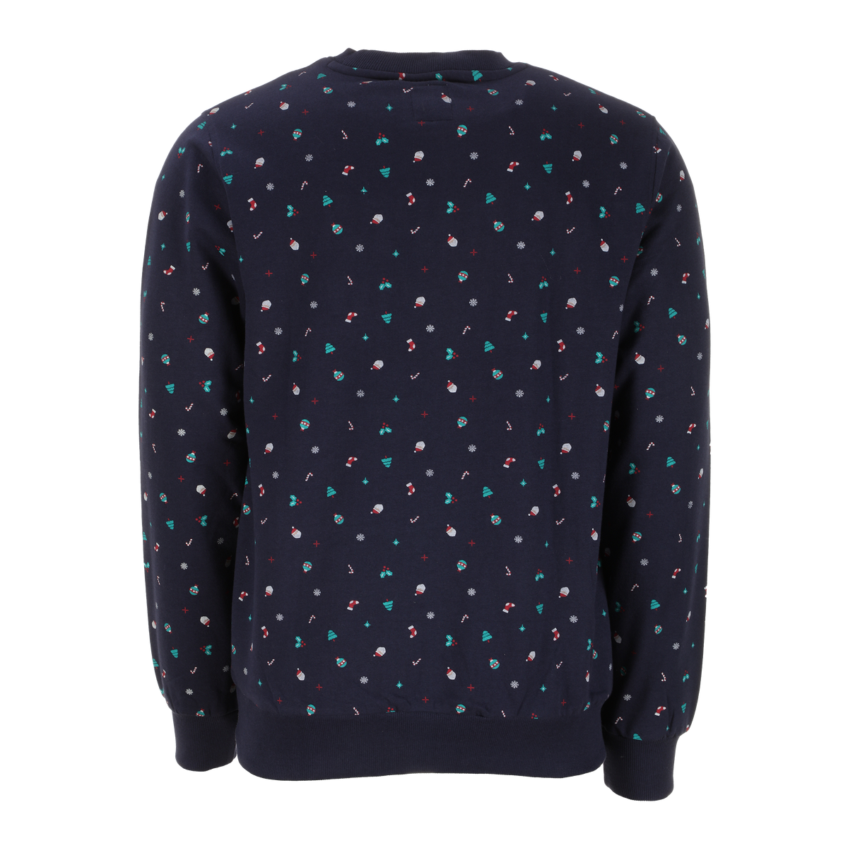 Sweat col rond de Noël - Vert