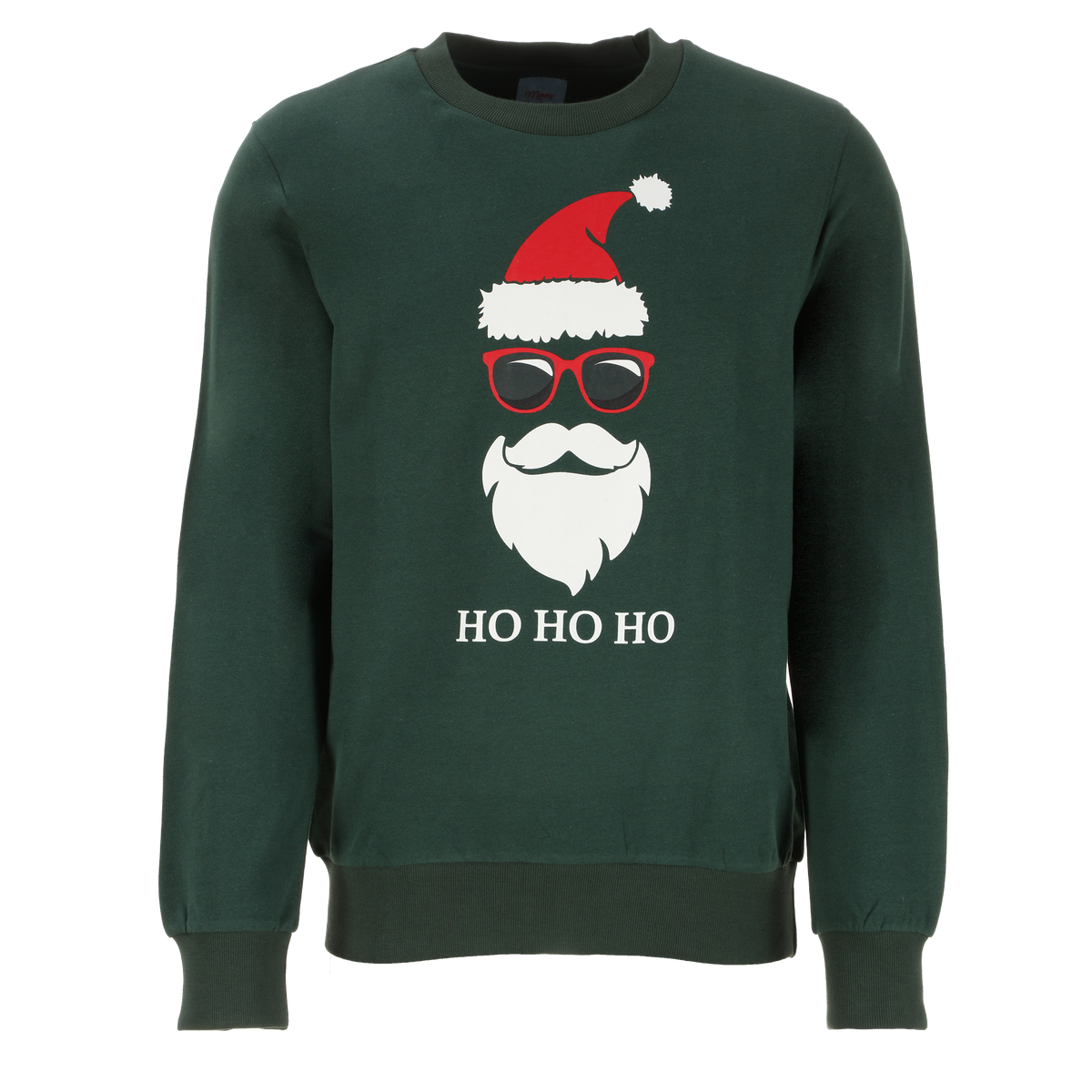 Sweat col rond de Noël - Bleu foncé