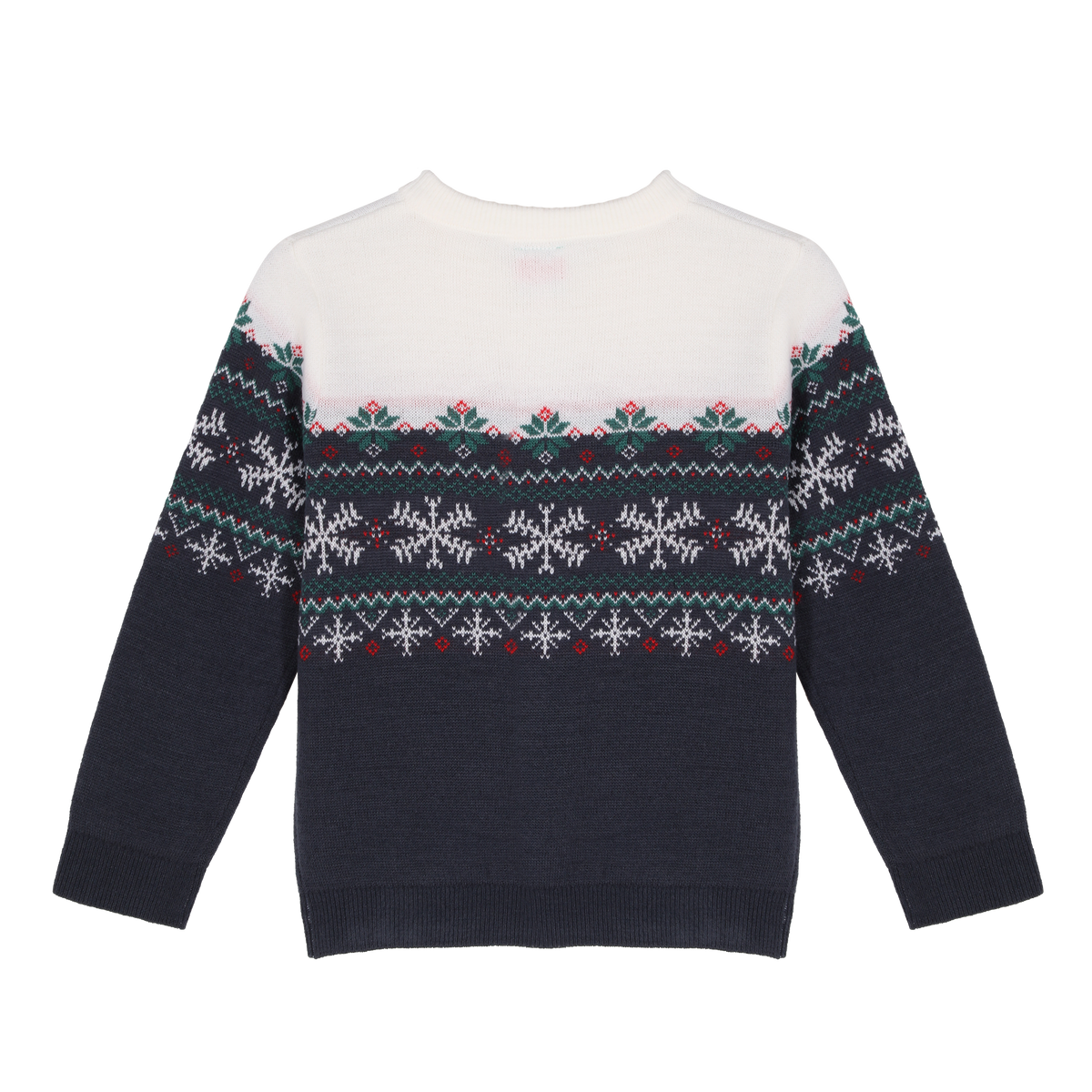 Pull de Noël 3/12 ans - Bleu