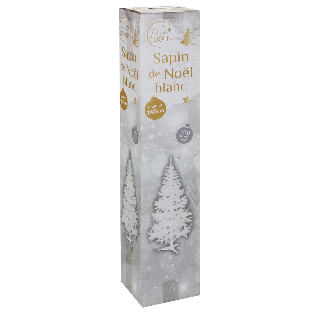 Sapin artificiel blanc 1,80m