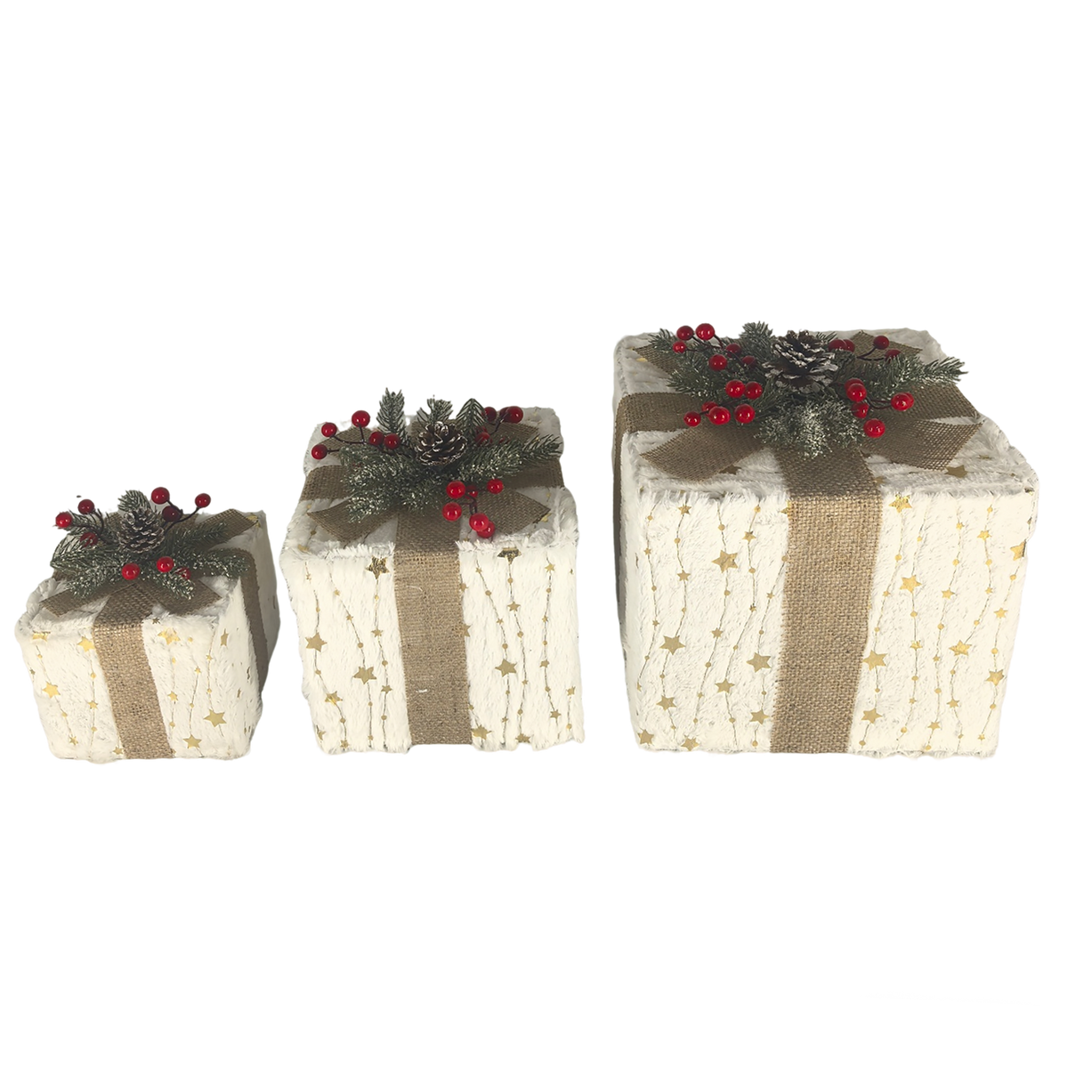 Cadeau de Noël lumineux – 15 cm