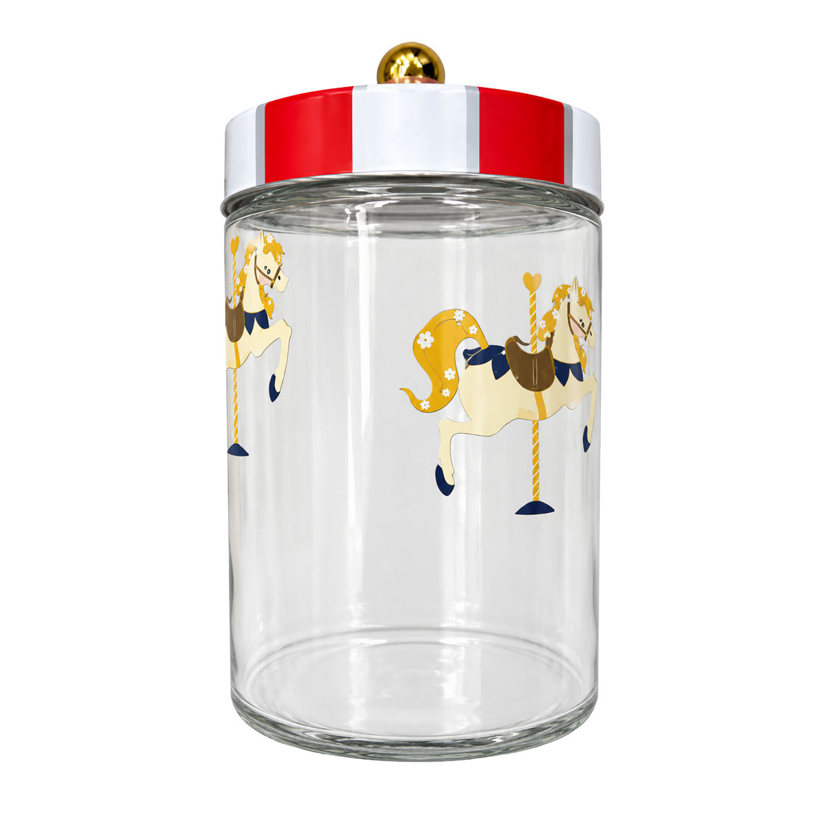 BOCAL EN VERRE MOTIF NOEL 980ML