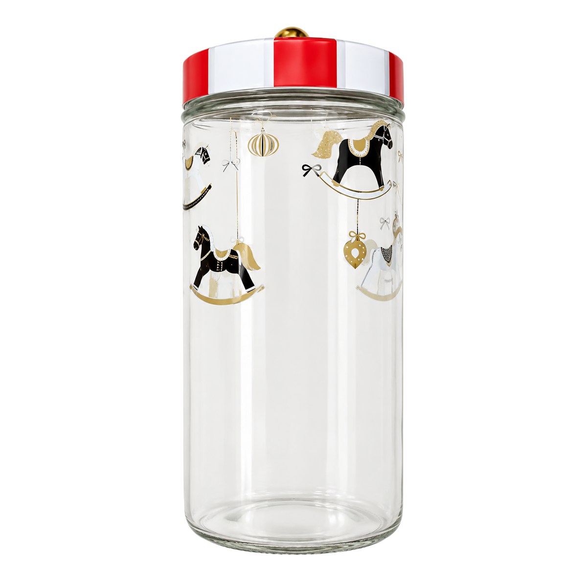 BOCAL EN VERRE MOTIF NOEL 1330ML