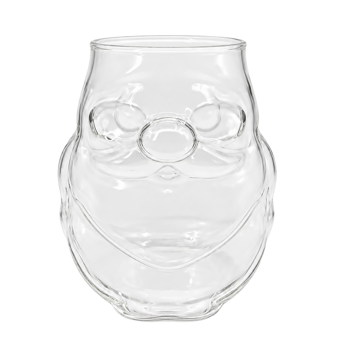 TASSE A CAFE DOUBLE PAROI TRANSPARENT DECO NOEL 700ML