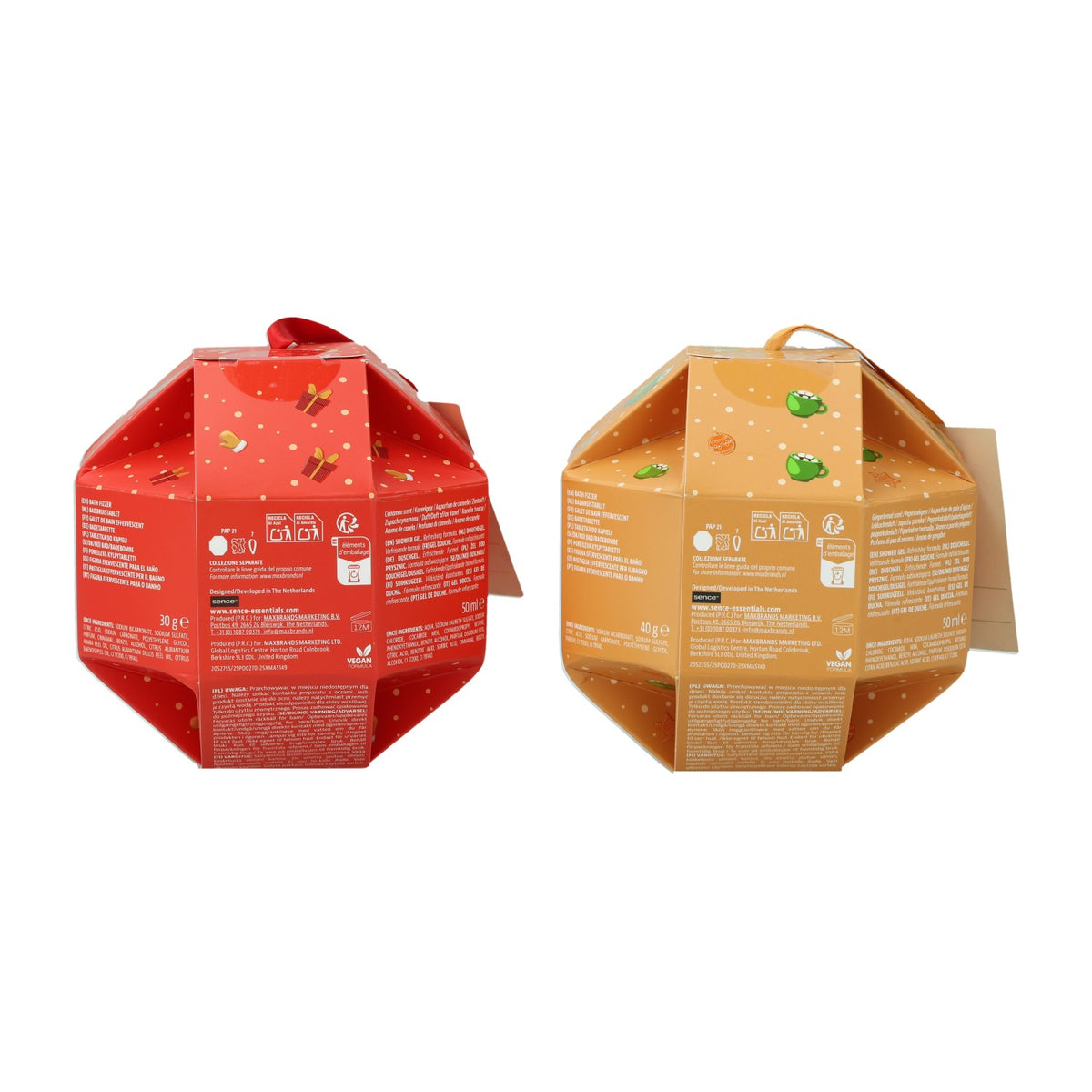 Coffret Christmas soin du corps  - Rouge